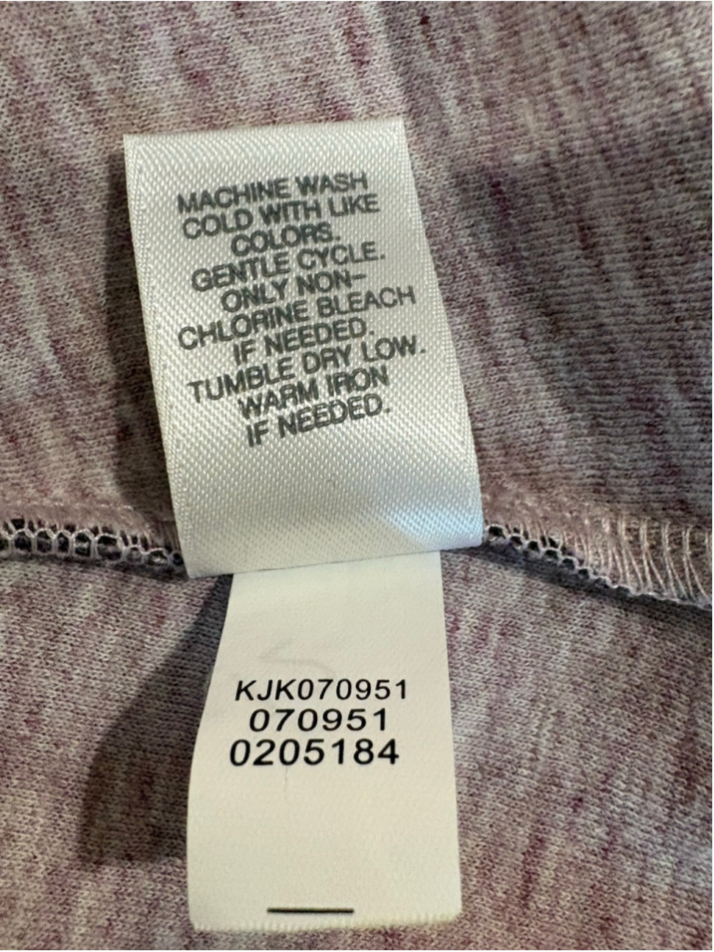 J.Jill Pure Jill Full Zip Cardigan Jacket Heather Purple Cotton Knit Size S - Picture 9 of 9